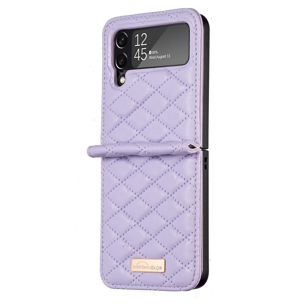 Samsung Galaxy Z Flip 3 Quilted Cover Purple