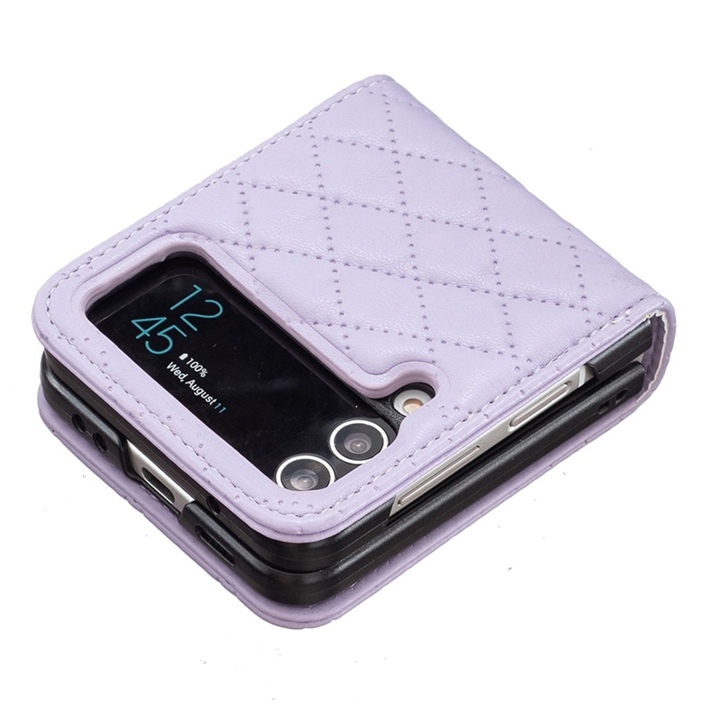 Samsung Galaxy Z Flip 3 Quilted Cover Purple