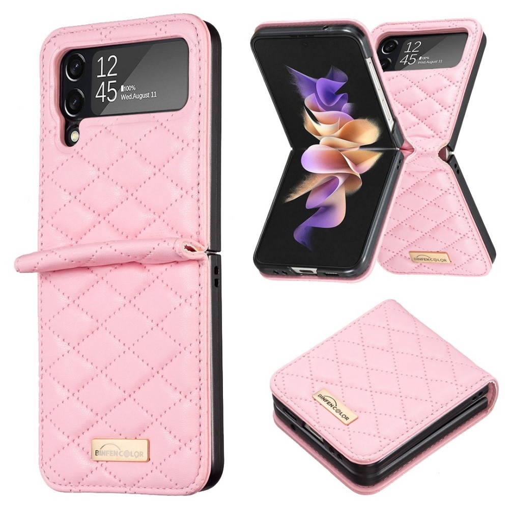Samsung Galaxy Z Flip 3 Quilted Cover Pink