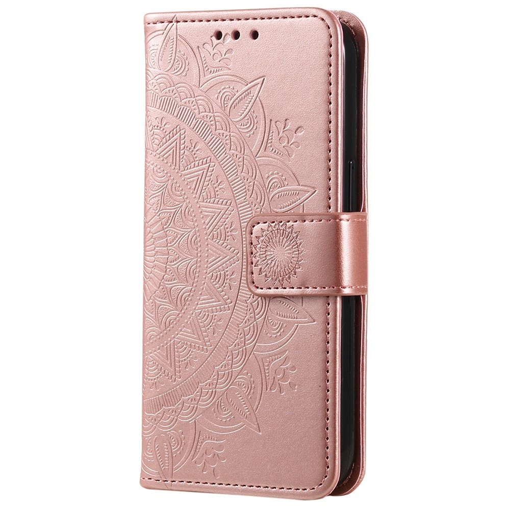 Xiaomi 12T/12T Pro Leather Cover Mandala Pink