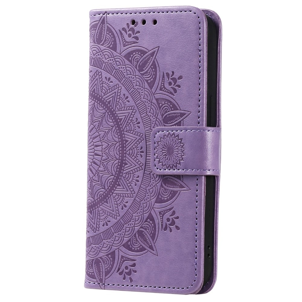 Xiaomi 12T/12T Pro Leather Cover Mandala Purple