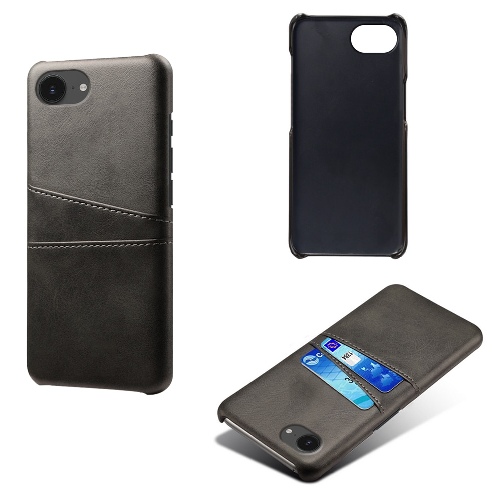 iPhone 16e Card Slots Case Black