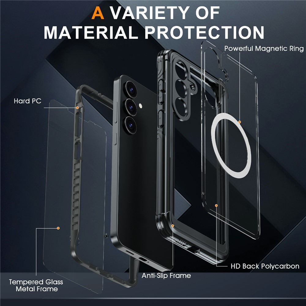 Samsung Galaxy S25 Plus Premium Full Protection Case Black