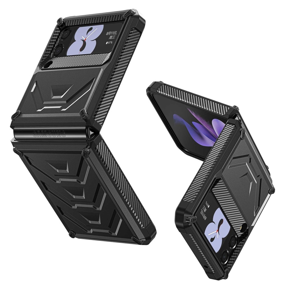 Samsung Galaxy Z Flip 3 Tactical Full Protection Case Black