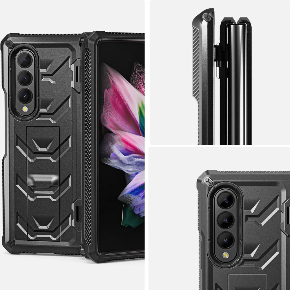 Samsung Galaxy Z Fold 3 Tactical Full Protection Case Black