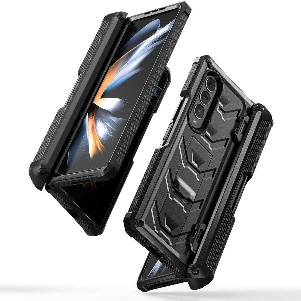 Samsung Galaxy Z Fold 4 Tactical Full Protection Case Black