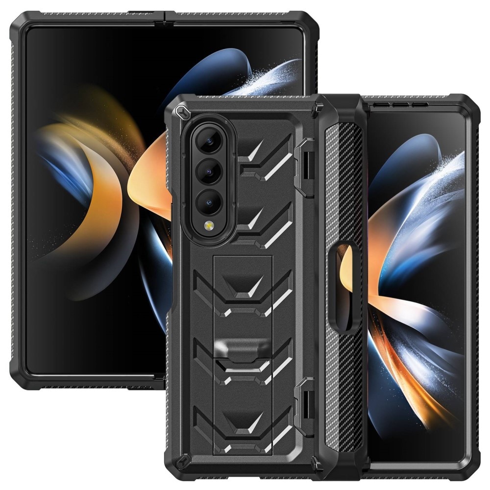 Samsung Galaxy Z Fold 4 Tactical Full Protection Case Black