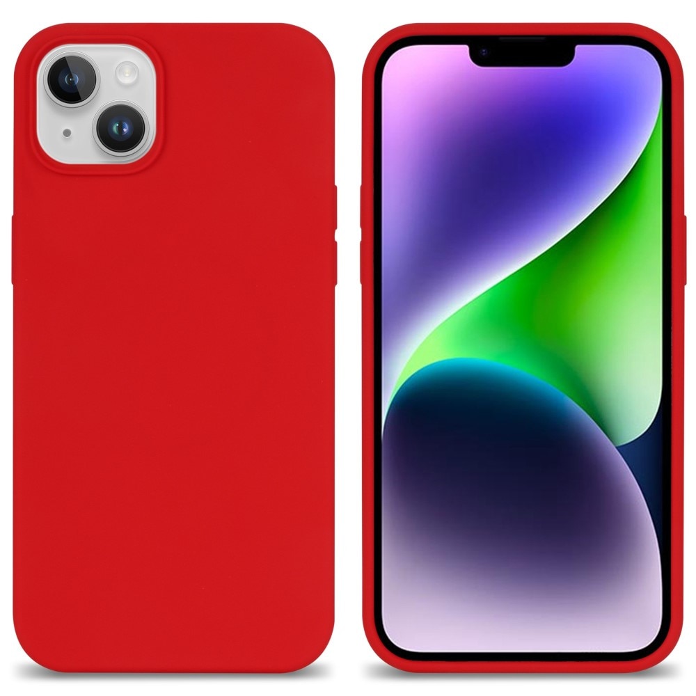 iPhone 14 Silicone Case Red