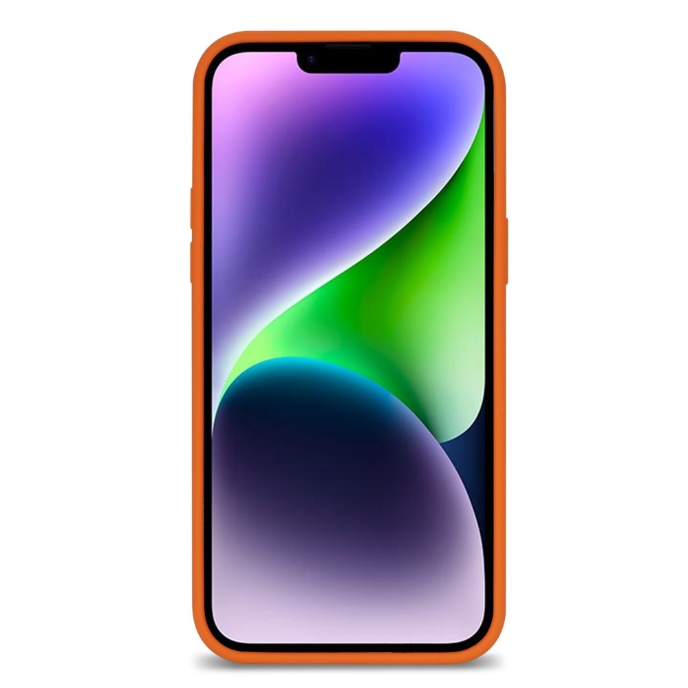 iPhone 14 Plus Silicone Case Orange