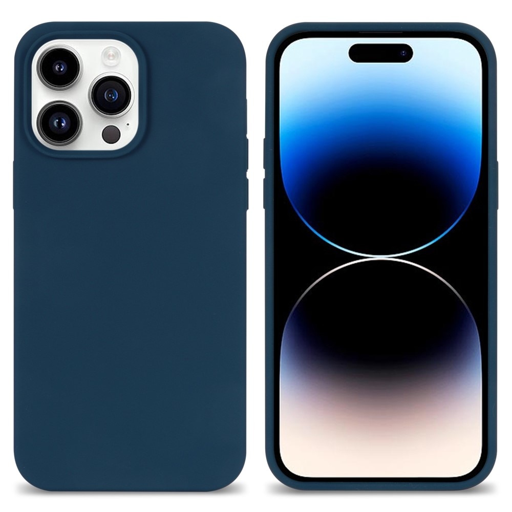 iPhone 14 Pro Silicone Case Blue