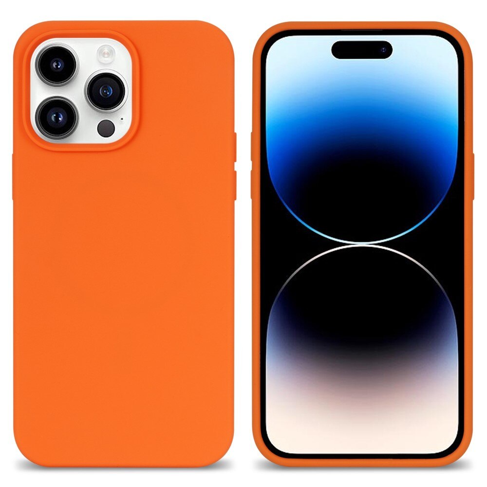 iPhone 14 Pro Silicone Case Orange