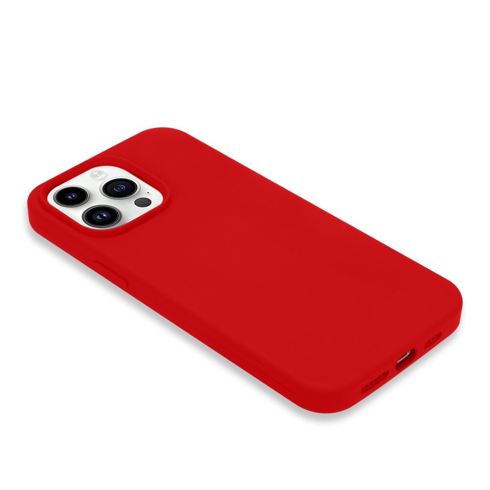 iPhone 14 Pro Max Silicone Case Red