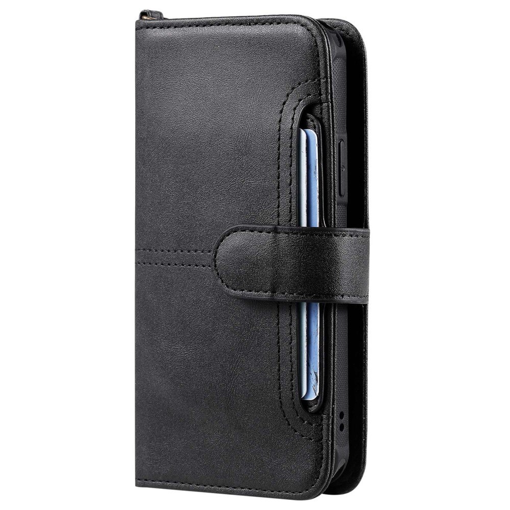 iPhone 14 Pro Magnet Leather Wallet Black