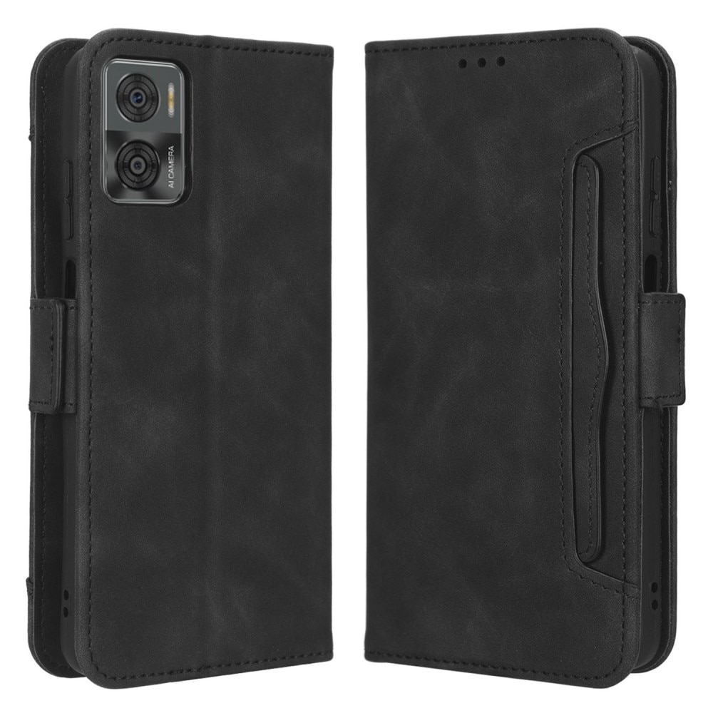Motorola Moto E22i Multi Wallet Case Black