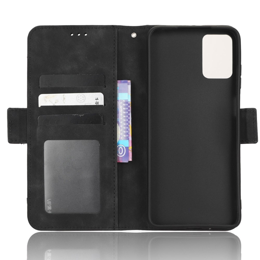 Motorola Moto E22i Multi Wallet Case Black