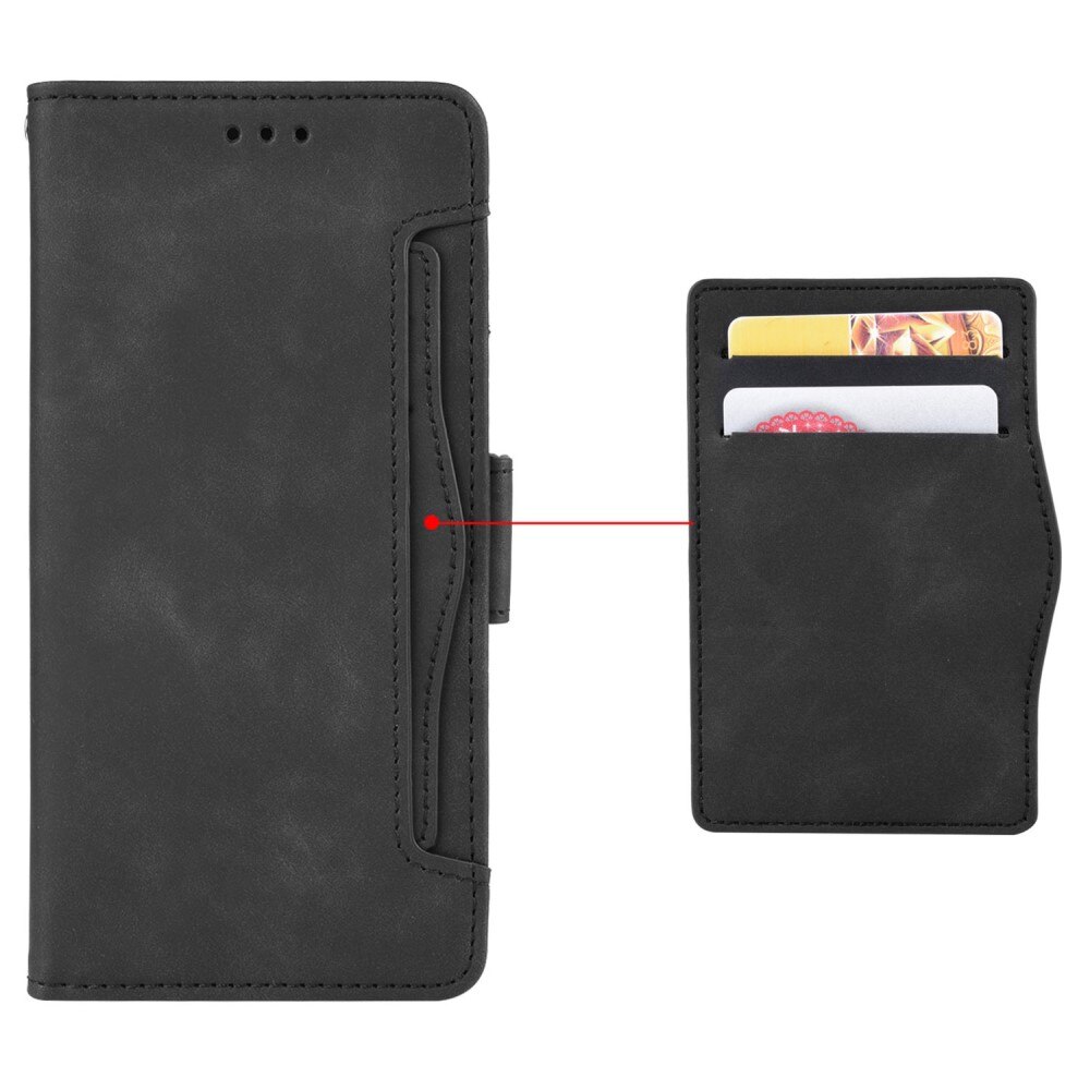 Motorola Moto E22i Multi Wallet Case Black