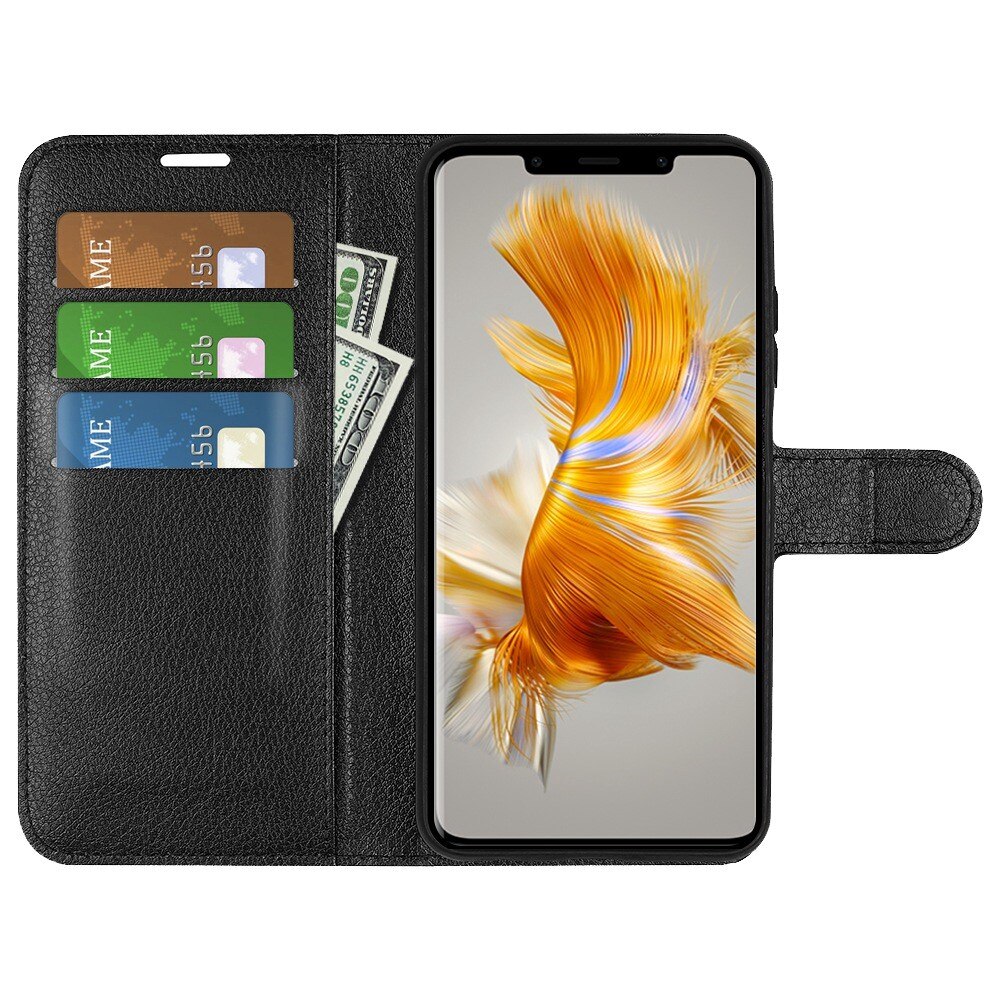 Huawei Mate 50 Wallet Book Cover Black