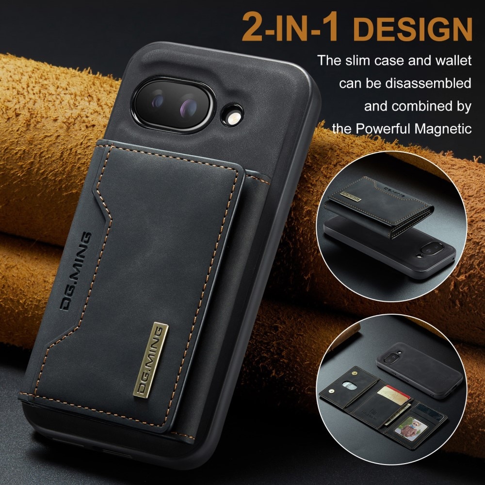 Google Pixel 9a Magnetic Card Slot Case Black