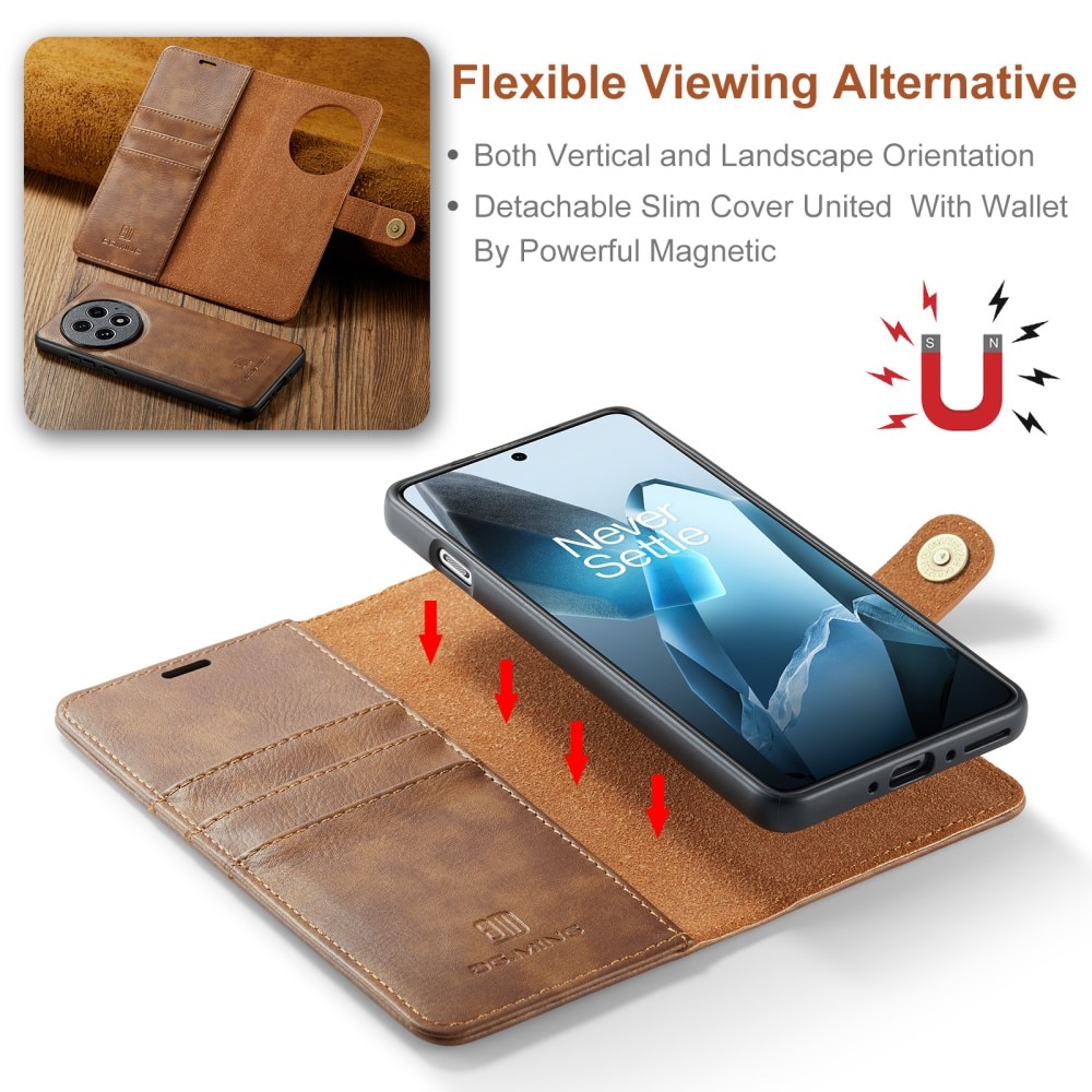  OnePlus 13 Magnet Wallet Cognac