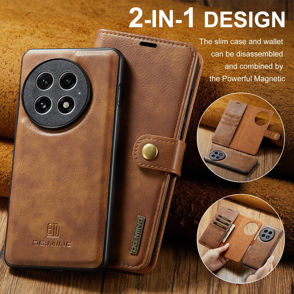  OnePlus 13 Magnet Wallet Cognac