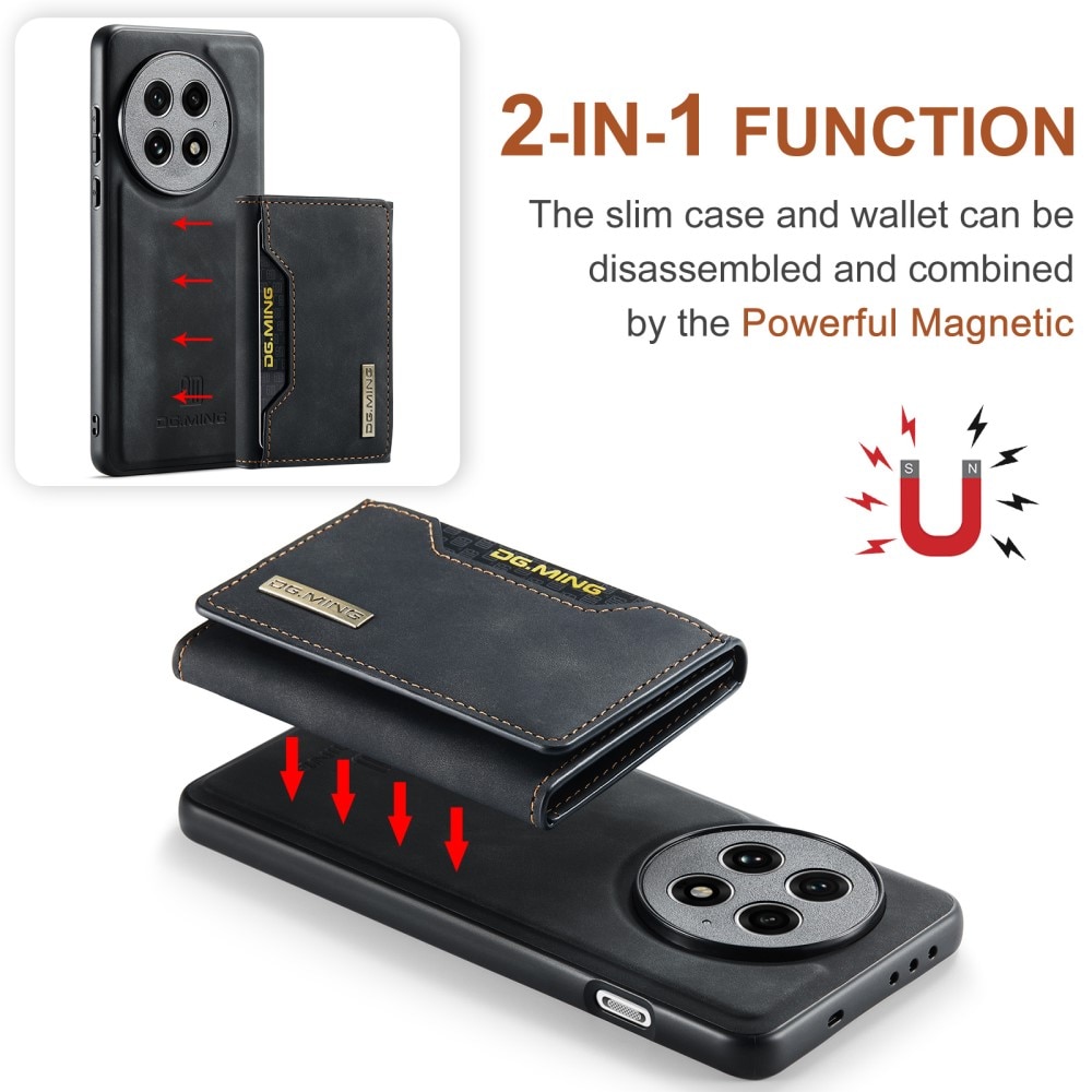  OnePlus 13 Magnetic Card Slot Case Black
