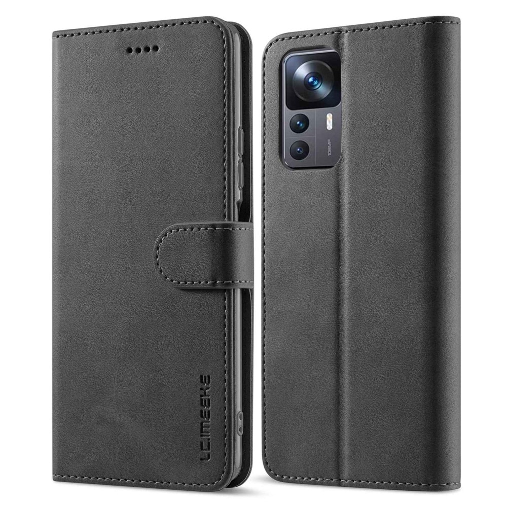 Xiaomi 12T/12T Pro Wallet Case Black