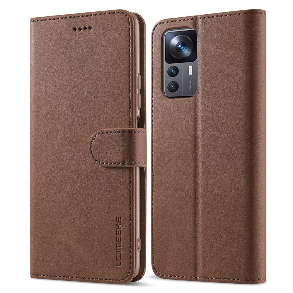 Xiaomi 12T/12T Pro Wallet Case Brown