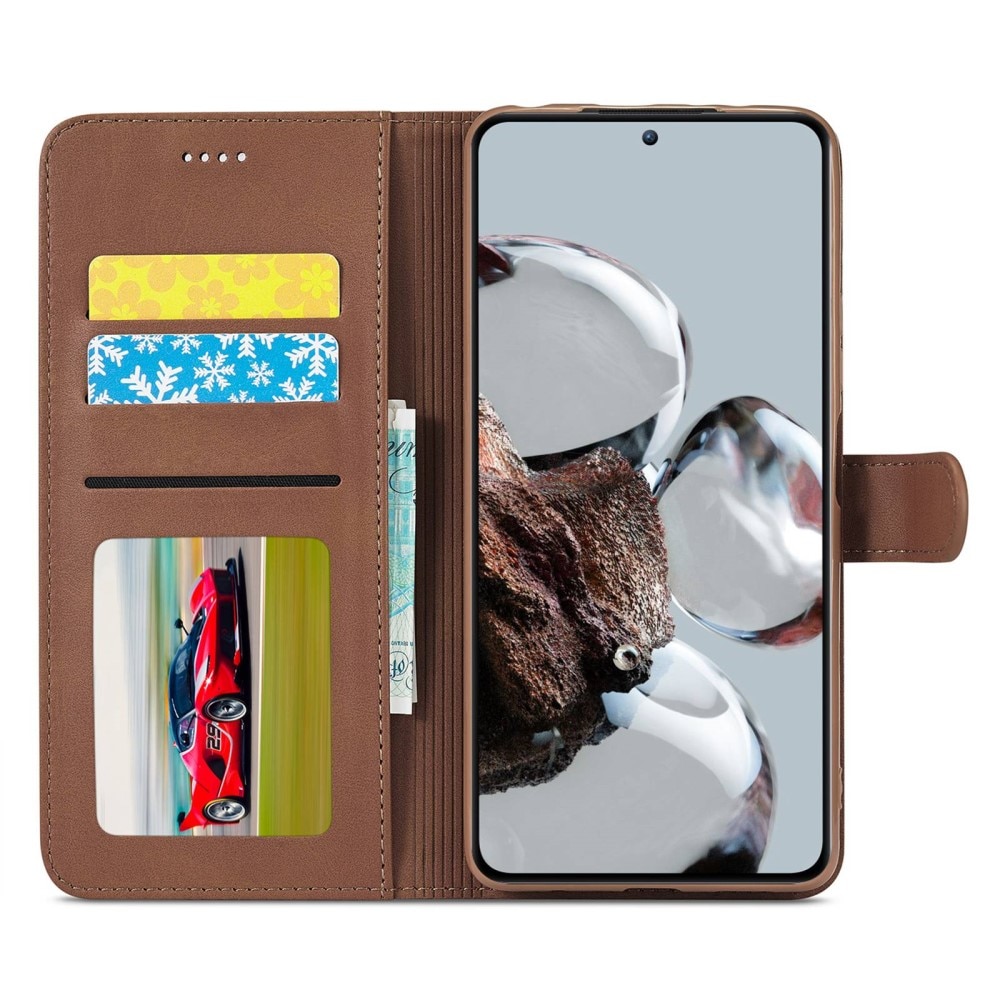 Xiaomi 12T/12T Pro Wallet Case Brown