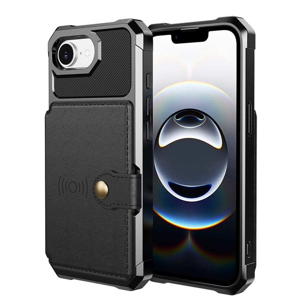 iPhone 16e Tough Multi-slot Case Black