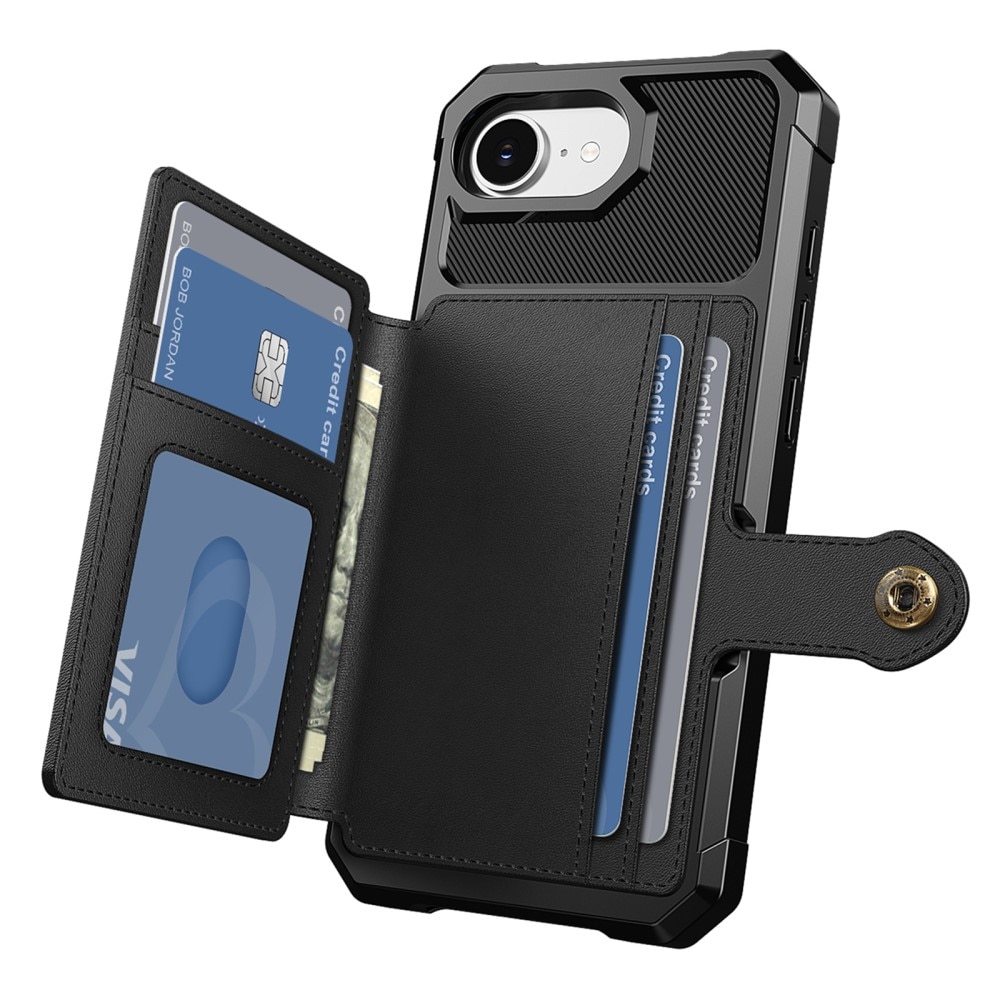 iPhone 16e Tough Multi-slot Case Black