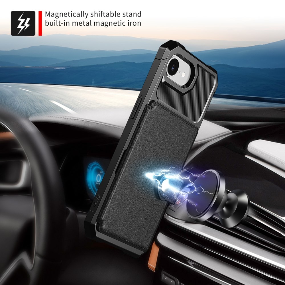 iPhone 16e Tough Multi-slot Case Black