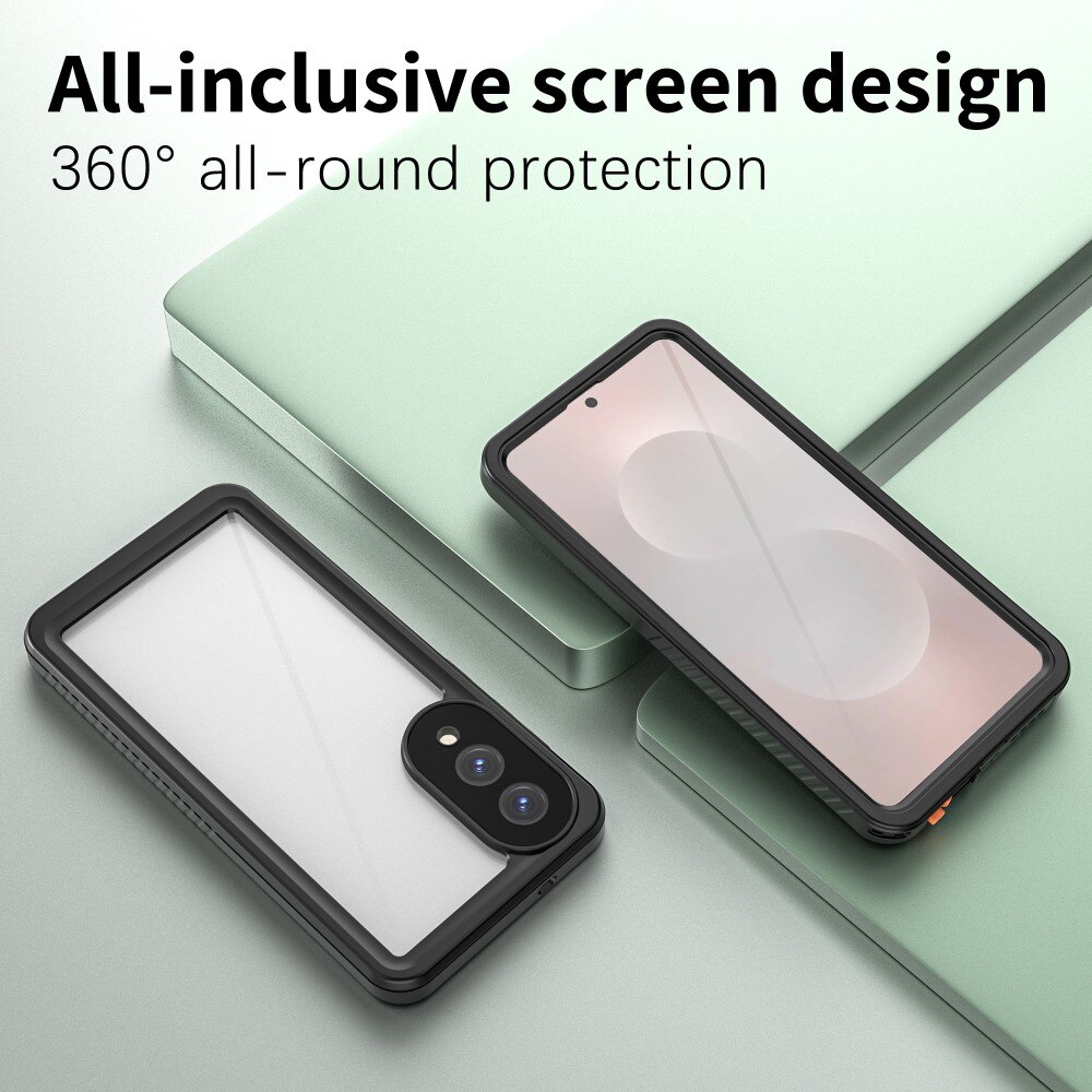 Samsung Galaxy S25 Edge Waterproof Case Transparent