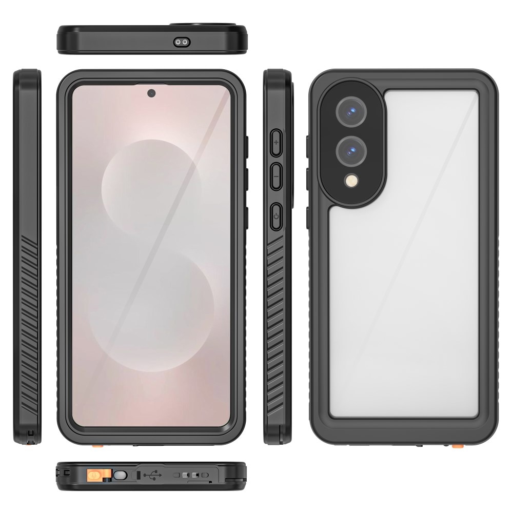 Samsung Galaxy S25 Edge Waterproof Case Transparent