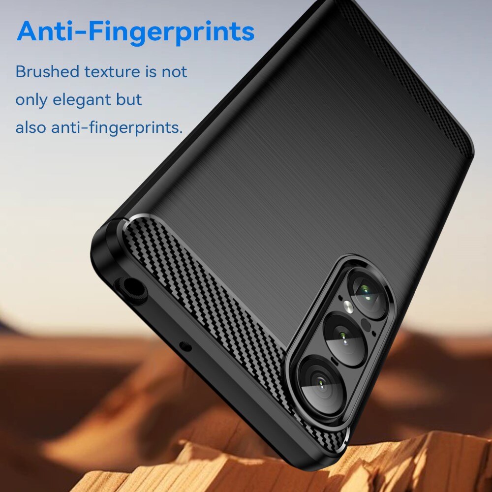 Sony Xperia 1 VII Brushed TPU Case Black