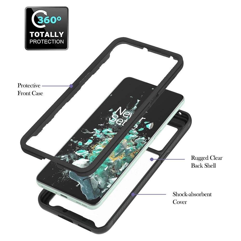 OnePlus 10T Full Cover Ring Case Black