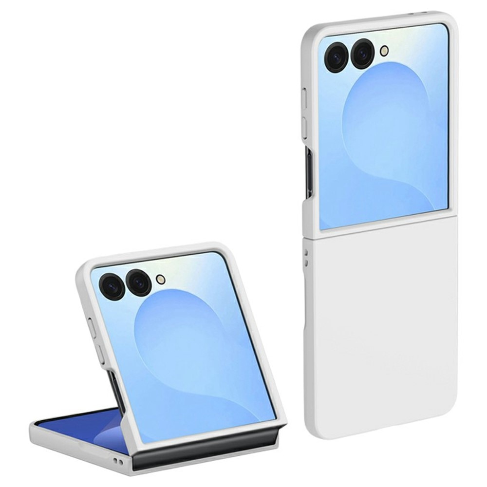 Samsung Galaxy Z Flip 7 Rubberized Hard Case White