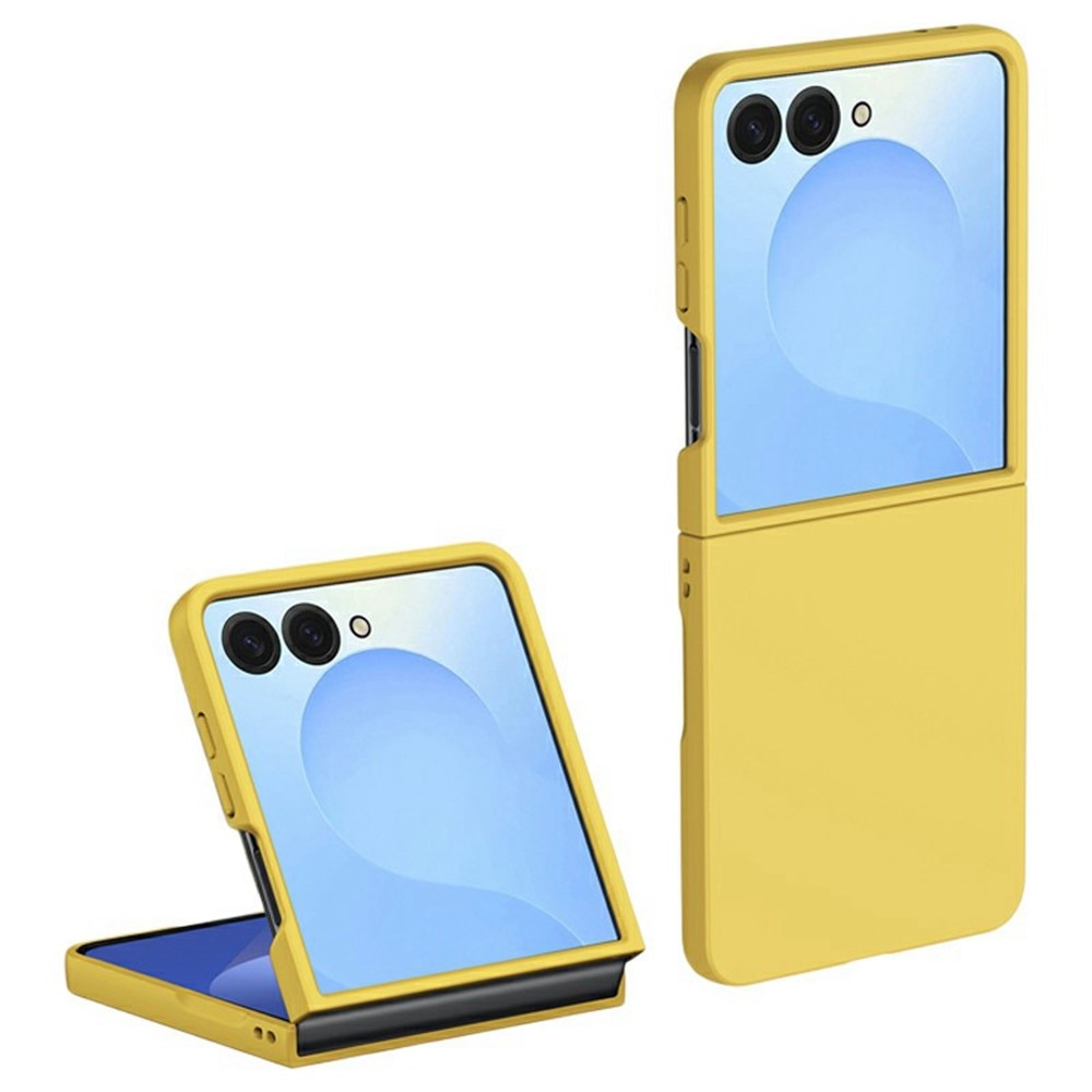 Samsung Galaxy Z Flip 7 Rubberized Hard Case Yellow