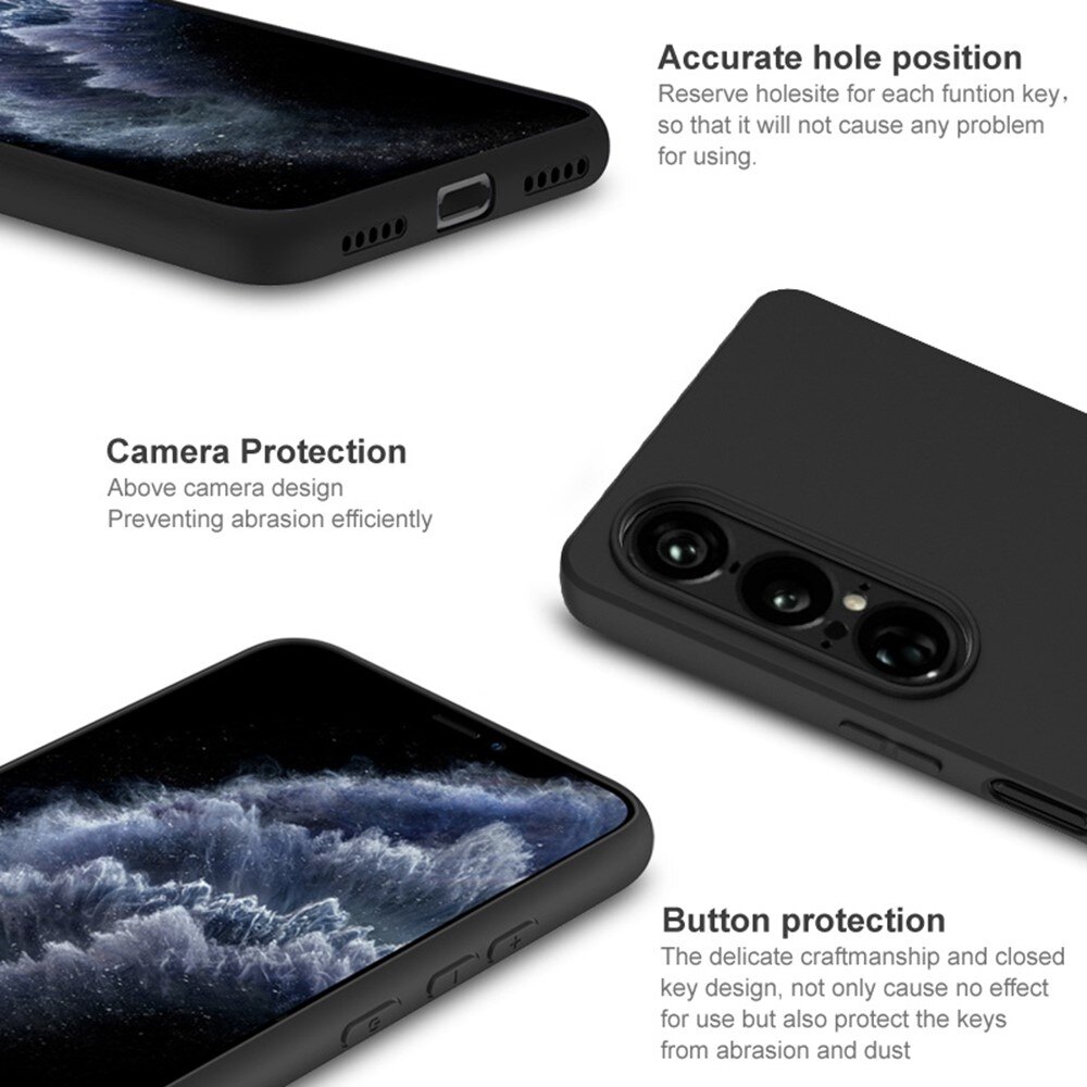 Frosted TPU Case Sony Xperia 1 VIII Black