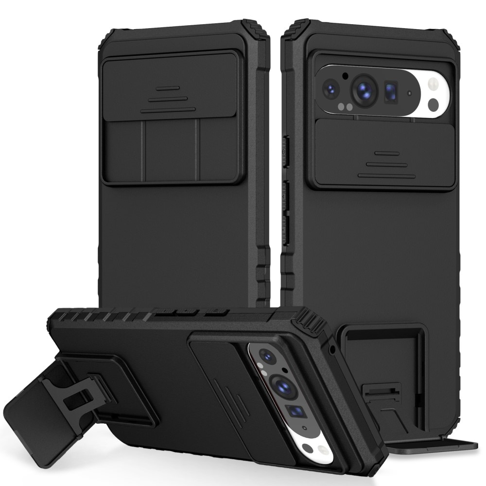 Google Pixel 9 Pro XL Kickstand Case w. Camera Protector Black