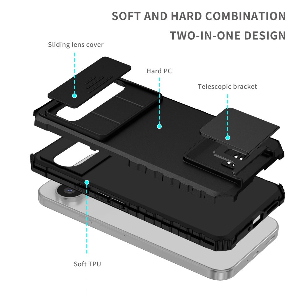 Google Pixel 9 Pro XL Kickstand Case w. Camera Protector Black