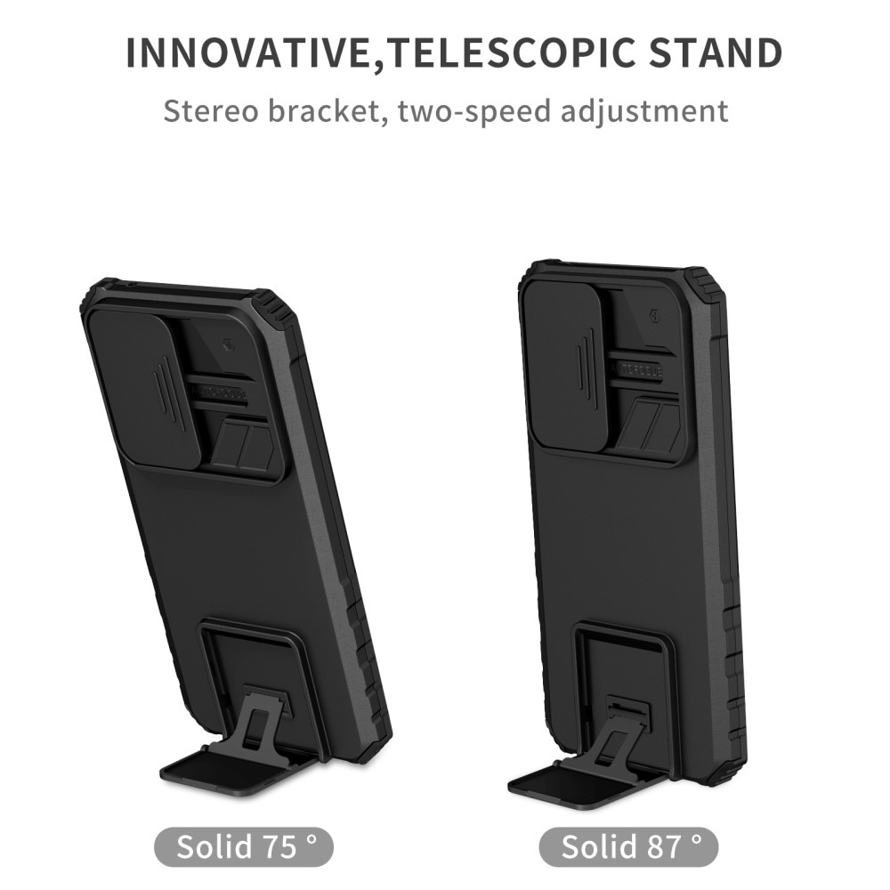 Samsung Galaxy A56 Kickstand Case w. Camera Protector Black