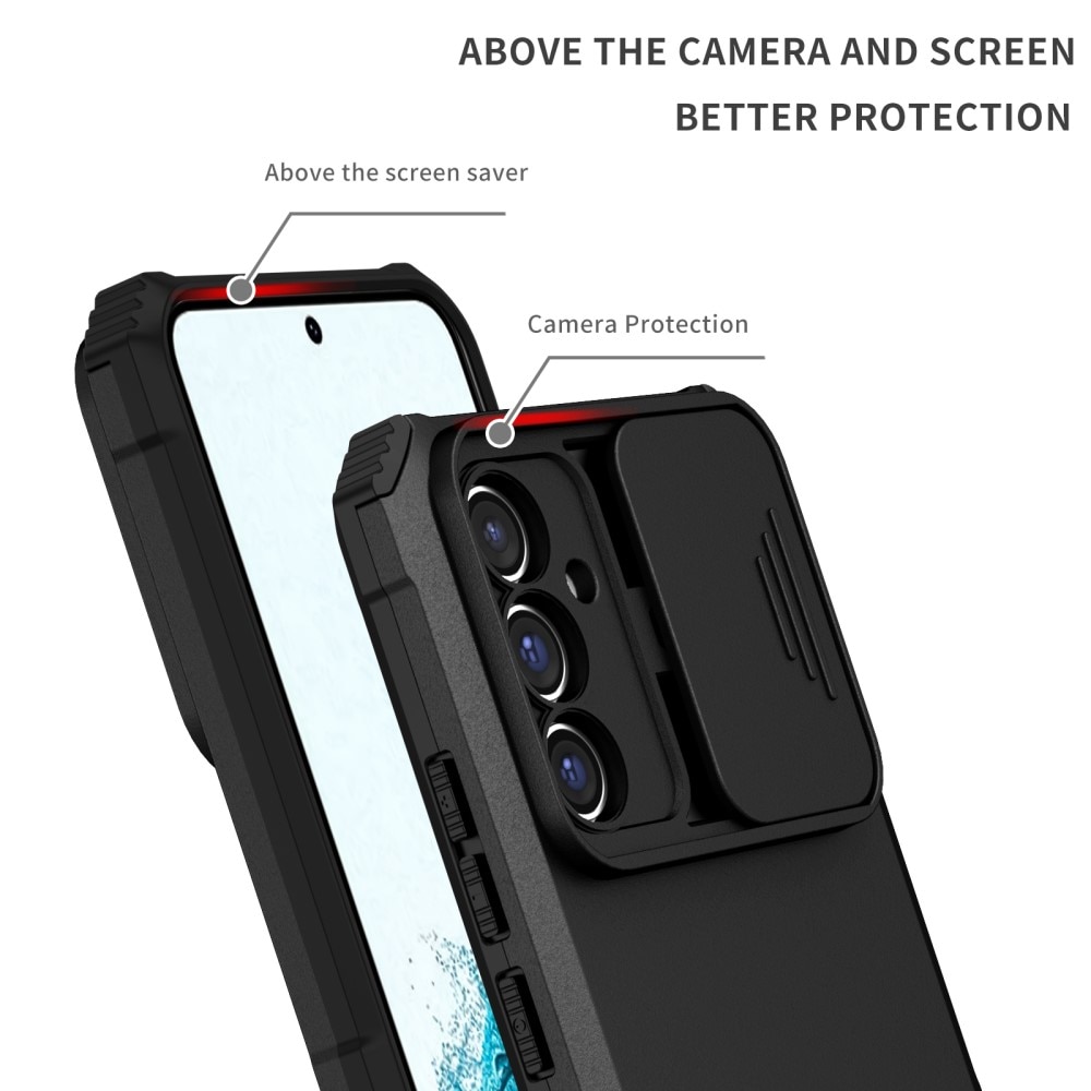 Samsung Galaxy A56 Kickstand Case w. Camera Protector Black