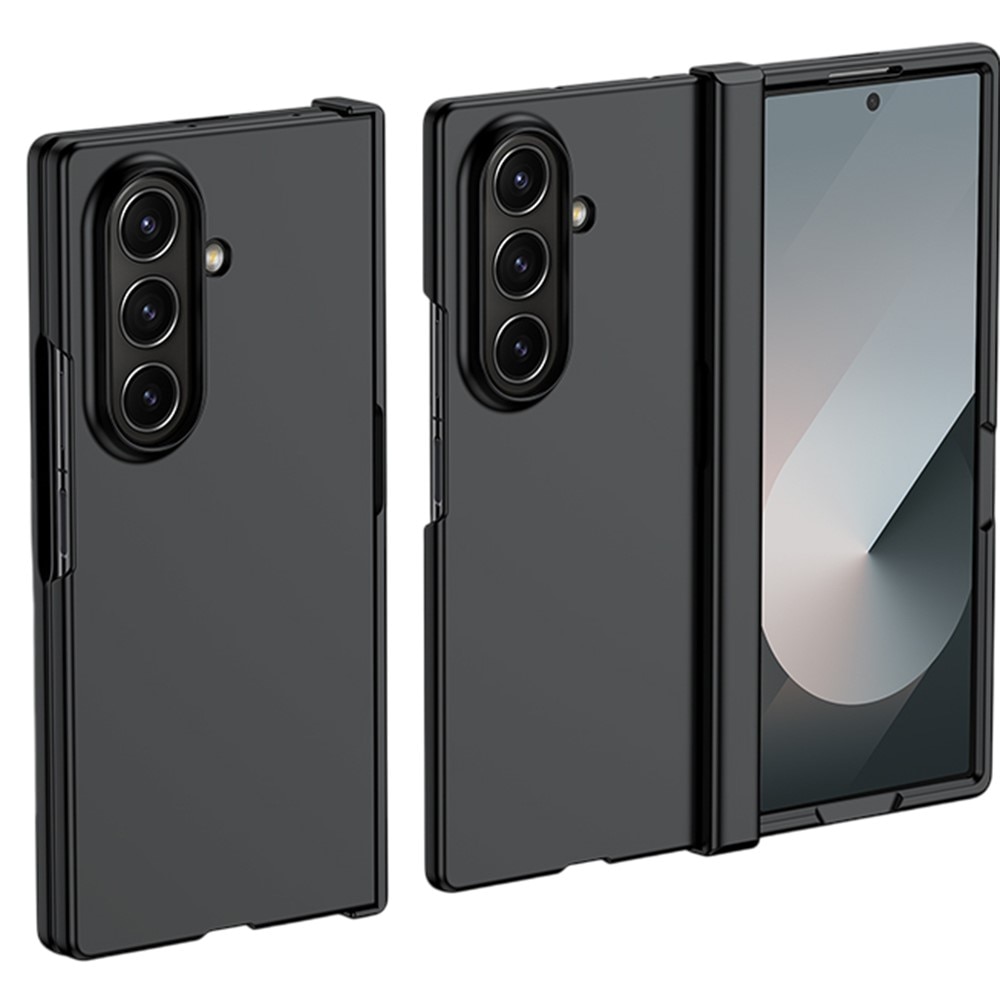 Samsung Galaxy Z Fold 7 Rubberized Hard Case Hinge Protection Black