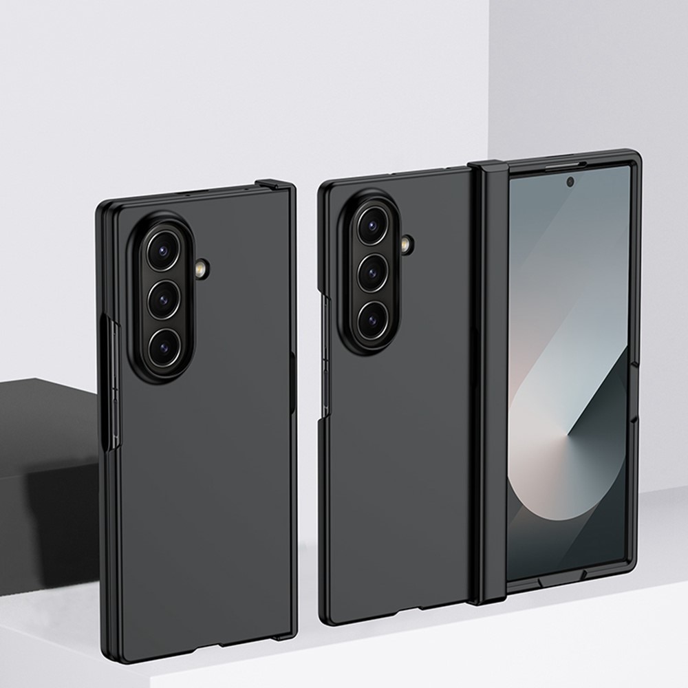 Samsung Galaxy Z Fold 7 Rubberized Hard Case Hinge Protection Black