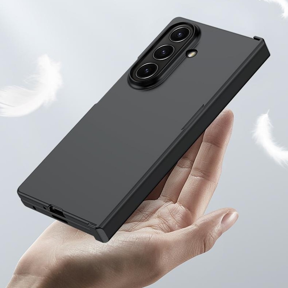 Samsung Galaxy Z Fold 7 Rubberized Hard Case Hinge Protection Black