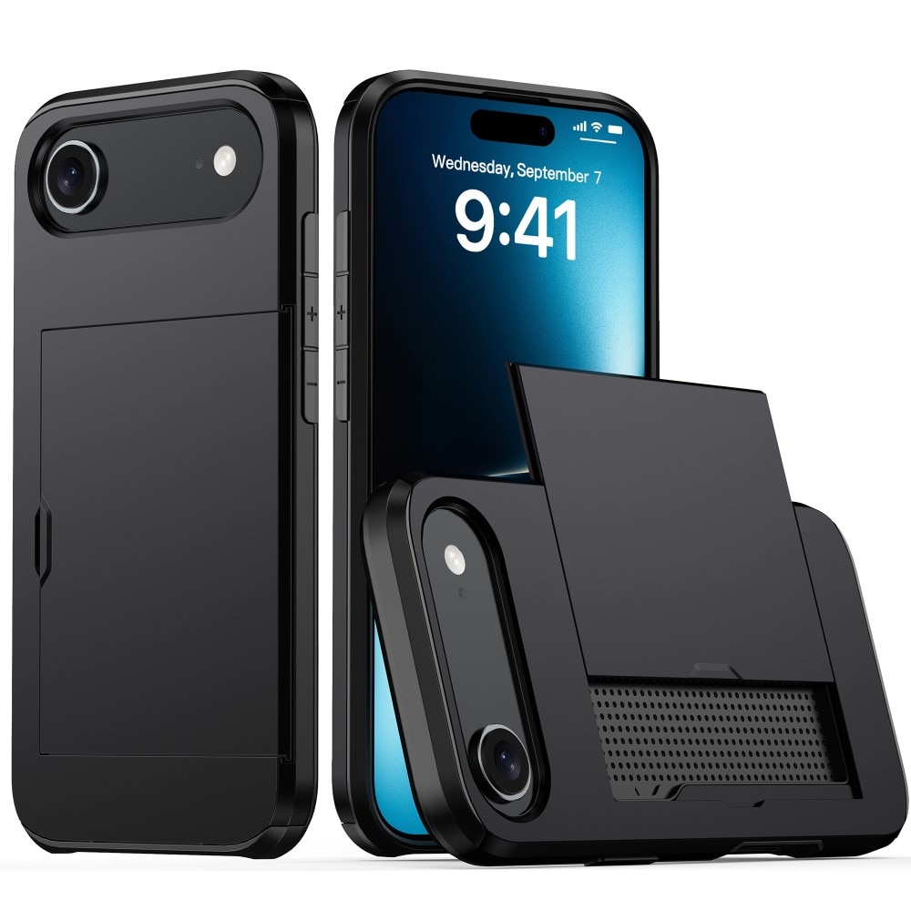 iPhone 17 Air Card Slot Case Black