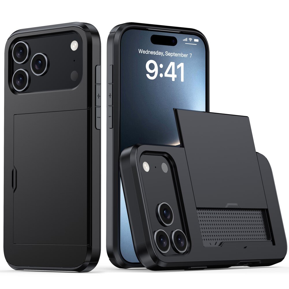 iPhone 17 Pro Card Slot Case Black