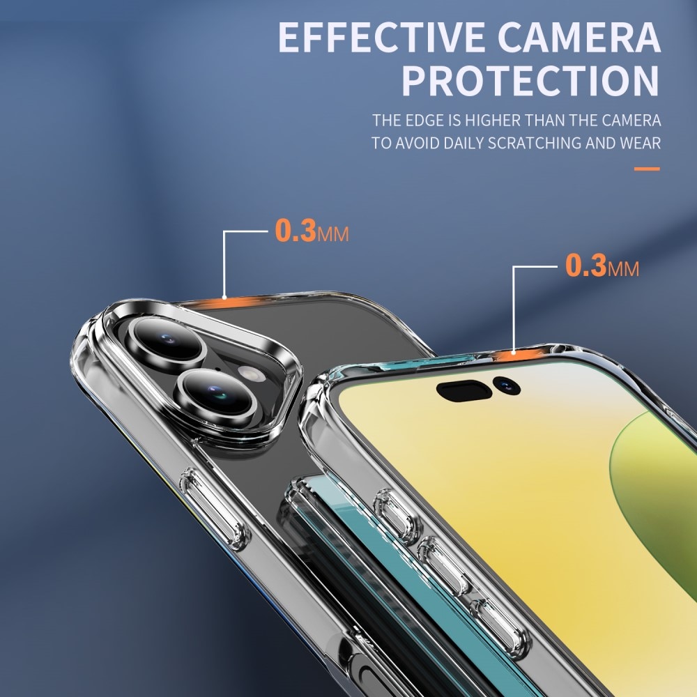 iPhone 17 Hybrid Case Card Slot Transparent