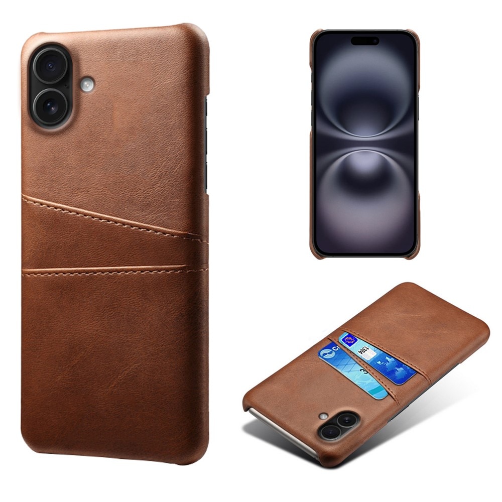 iPhone 17 Card Slots Case Brown