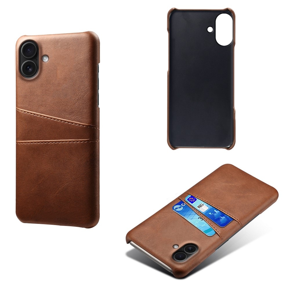 iPhone 17 Card Slots Case Brown
